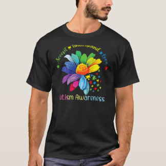 Autism Awareness Sunflower Accept Understand Love T-Shirt