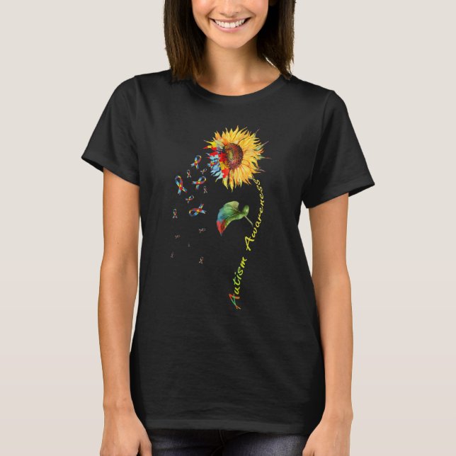 Autism Awareness Sunflower TShirt (Front)