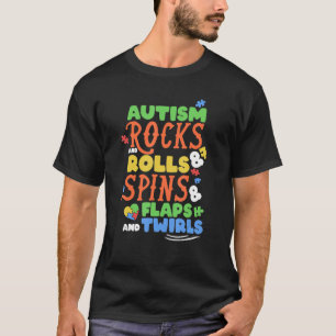 Autism Awareness Support Autism Kids For Mom Dad 2 T-Shirt