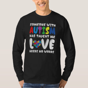 Autism Awareness Support Autism Kids For Mom Dad 4 T-Shirt