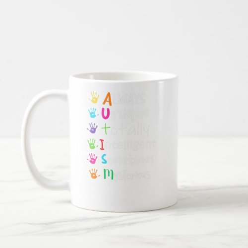 Autism Awareness Support Autism Kids For Mom Dad 5 Coffee Mug