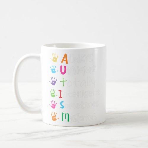 Autism Awareness Support Autism Kids For Mom Dad 8 Coffee Mug