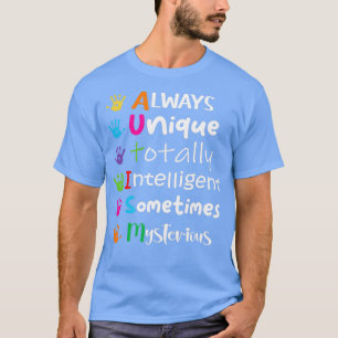 Autism Awareness Support Autism Kids For Mom Dad T-Shirt