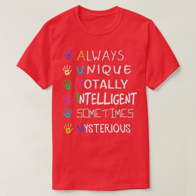 AUTISM AWARENESS Support Autism Kids for Mom Dad ( T-Shirt (Design Front)