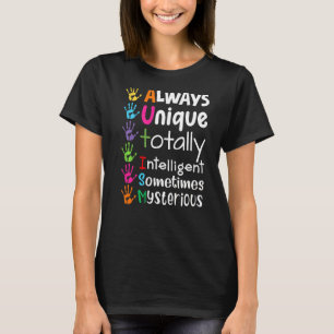 Autism Awareness Support Autism Kids For Mom Dad T-Shirt