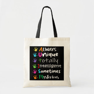 AUTISM AWARENESS Support Autism Kids For Mom Dad  Tote Bag
