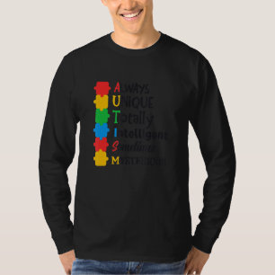 Autism Awareness Support Autism Kids For Mom Dad W T-Shirt