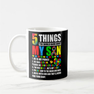Autism Awareness Support Autism Son Kids For Mom D Coffee Mug