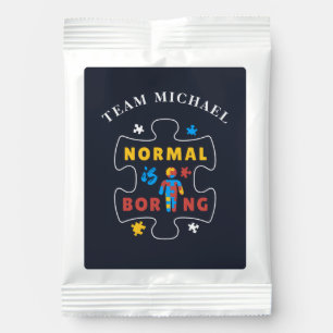 Autism Awareness Support Custom Family Reunion Lemonade Drink Mix