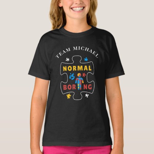 Autism Awareness Support Custom Matching Family T_Shirt