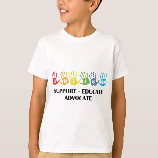 Autism Awareness Support Educate Advocate T Shirt Zazzle