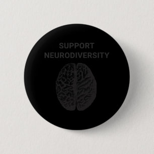 Autism Awareness Support Neurodiversity Button