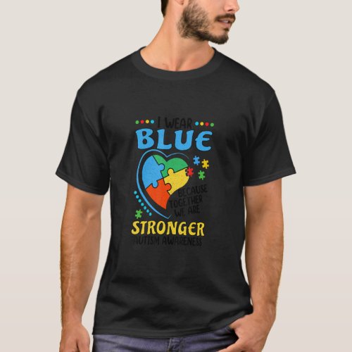 Autism Awareness Support Puzzle Autism Kids For Mo T_Shirt