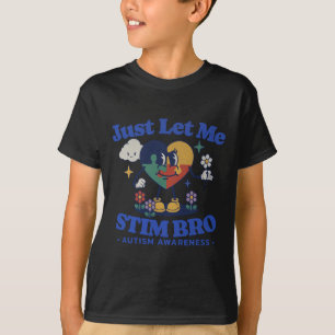 Autism Awareness Supportive Stimming Cute Butterfl T-Shirt