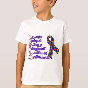 Autism Awareness T-shirt by UTeezSF at Zazzle