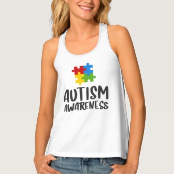 Autism Awareness Tank Top by JLBIMAGES at Zazzle