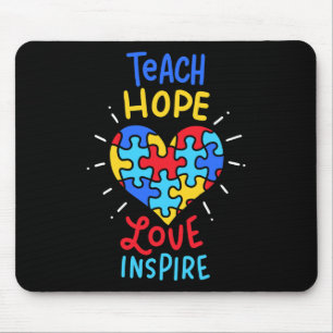 Autism Awareness Teacher  Mouse Pad