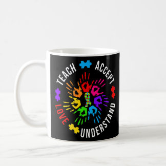 Autism Awareness Teacher  Teach Accept Understand  Coffee Mug