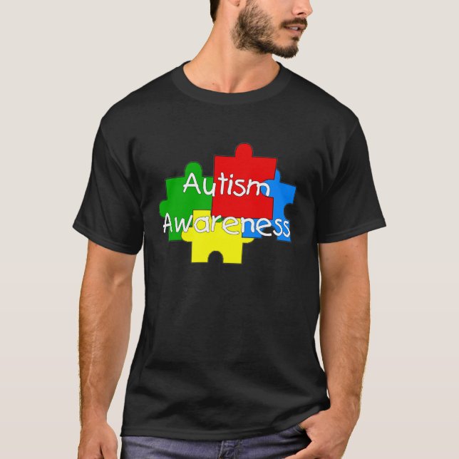 Autism Awareness Tees (dark) (Front)