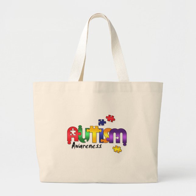 Autism Awareness Tote Bag (Front)