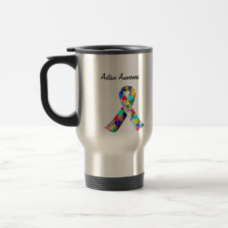 Autism Awareness travel cup. Support Autism Travel Mug