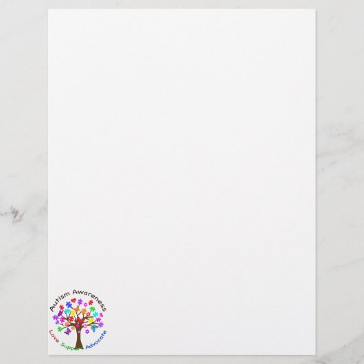 Autism Awareness Tree (Front)