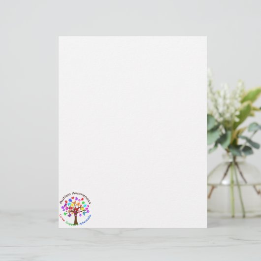 Autism Awareness Tree (Standing Front)