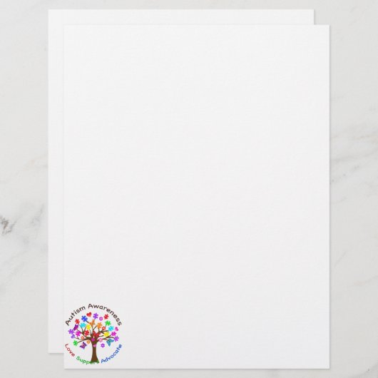 Autism Awareness Tree (Front/Back)