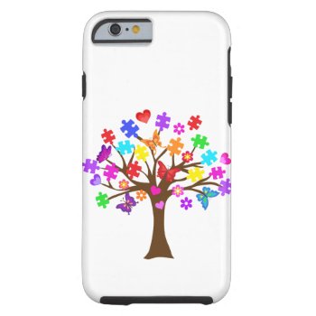 Autism Awareness Tree Tough Iphone 6 Case by AutismSupportShop at Zazzle