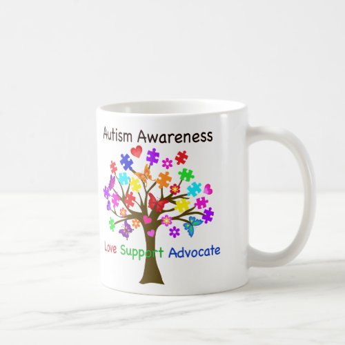 Autism Awareness Tree Coffee Mug