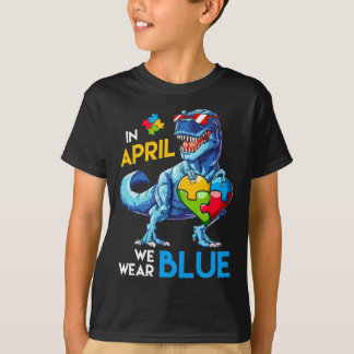 Autism Awareness Trex Dino Dinosaur Dinosaurus Wea T-Shirt