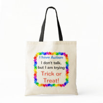 Autism Awareness Trick or Treat bag Customize