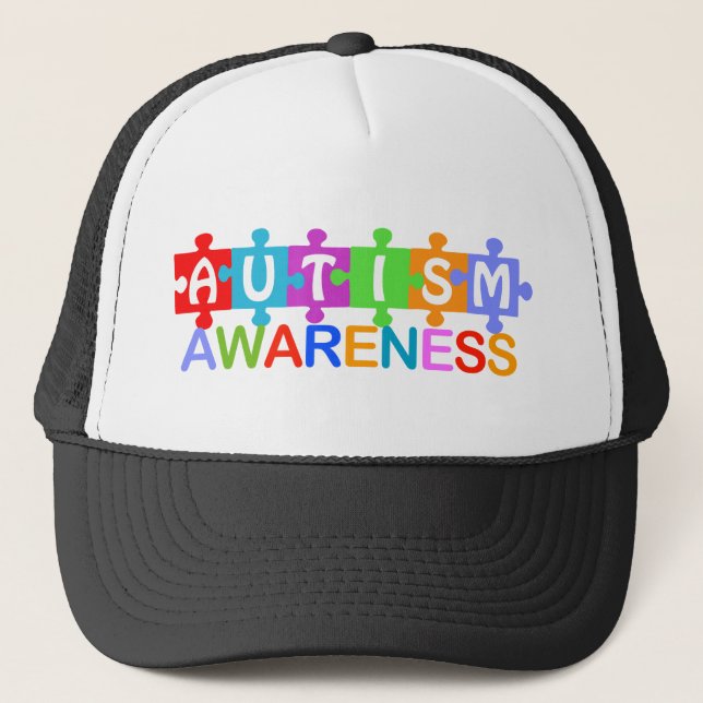 Autism Awareness Trucker Hat (Front)