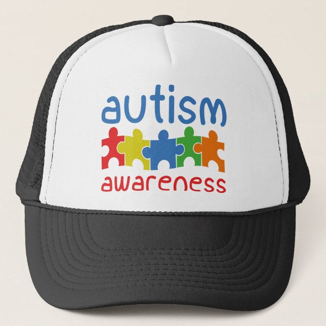 Autism Awareness Trucker Hat (Front)