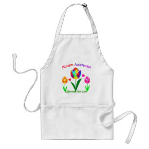 Autism Awareness Tulip Adult Apron