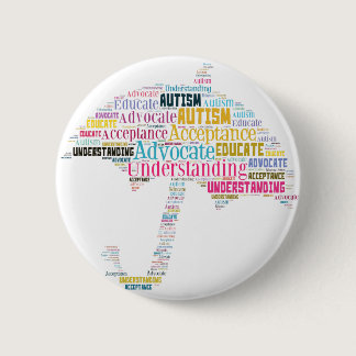 Autism Awareness Umbrella Products Pinback Button