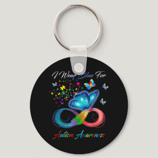 Autism Awareness - Wear Blue For Autism Awareness Keychain