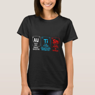 Autism awareness women men kids elements periodic T-Shirt