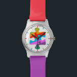 Autism Awareness Wristwatch<br><div class="desc">Autism Awareness. © awarenessart</div>