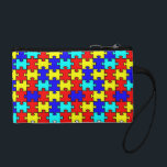 Autism Awarenss Coin Wallet<br><div class="desc">This beautiful puzzle piece coin purse/ clutch is perfect for all of us Autism Moms!</div>