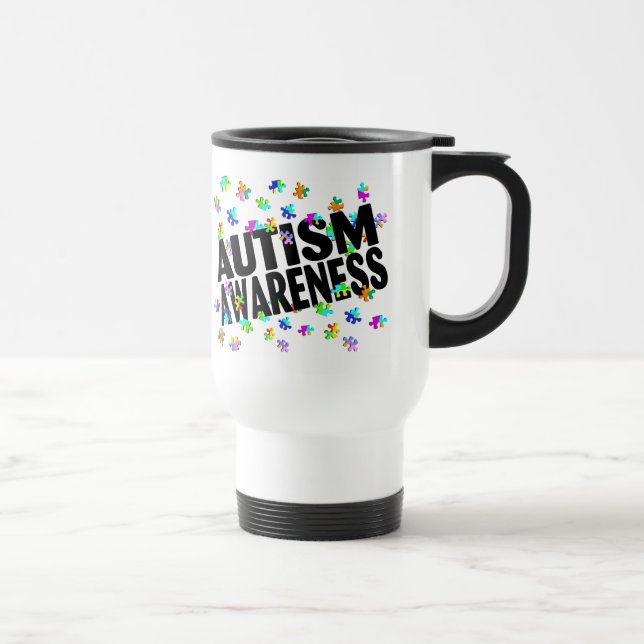 Autism Awarness Travel Mug (Right)