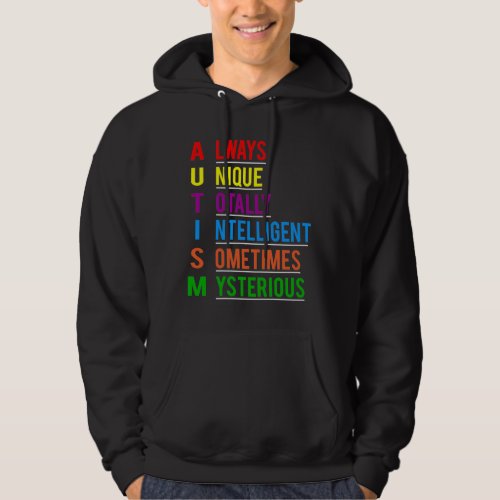 Autism Awesome Unique Hoodie