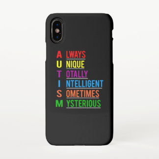 Autism Awesome Unique iPhone X Case