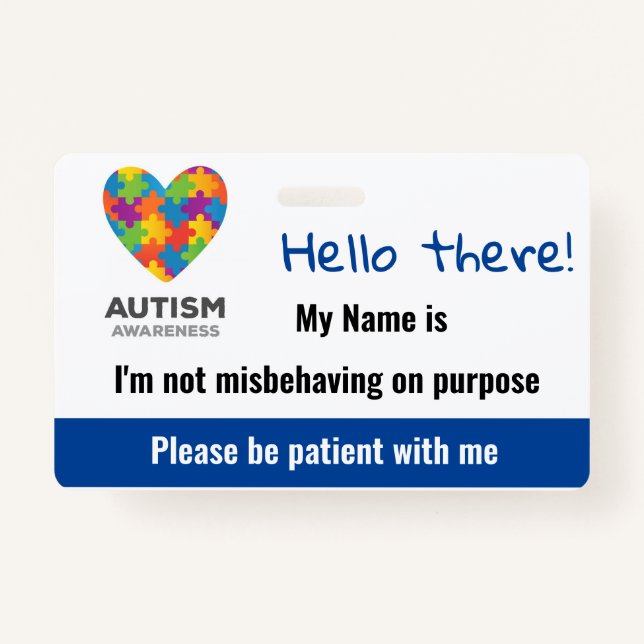 Autism Badge (Front)