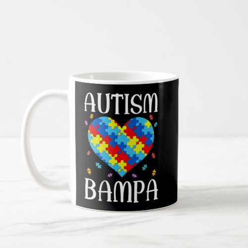 Autism Bampa Matching Family Heart Autism Awarenes Coffee Mug