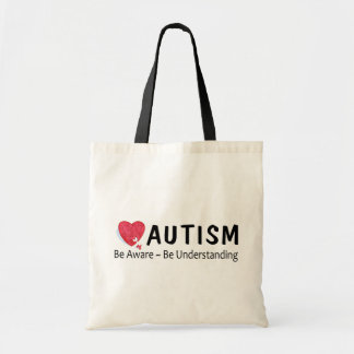 Autism Be Aware Be Understanding Tote Bag