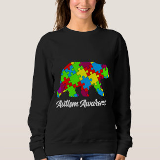 Autism Bear For Autism Awareness Sweatshirt
