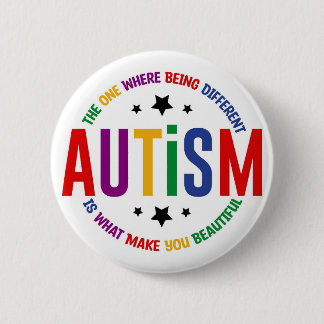 Autism: Being Different Makes You Beautiful Pin 