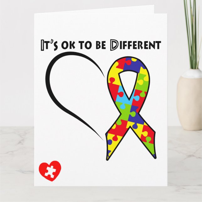 Autism  - Big Card (8.5" x 11") (Front)