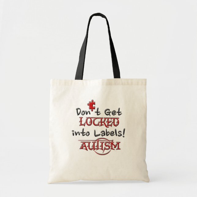 Autism @Budget Tote Bag (Front)